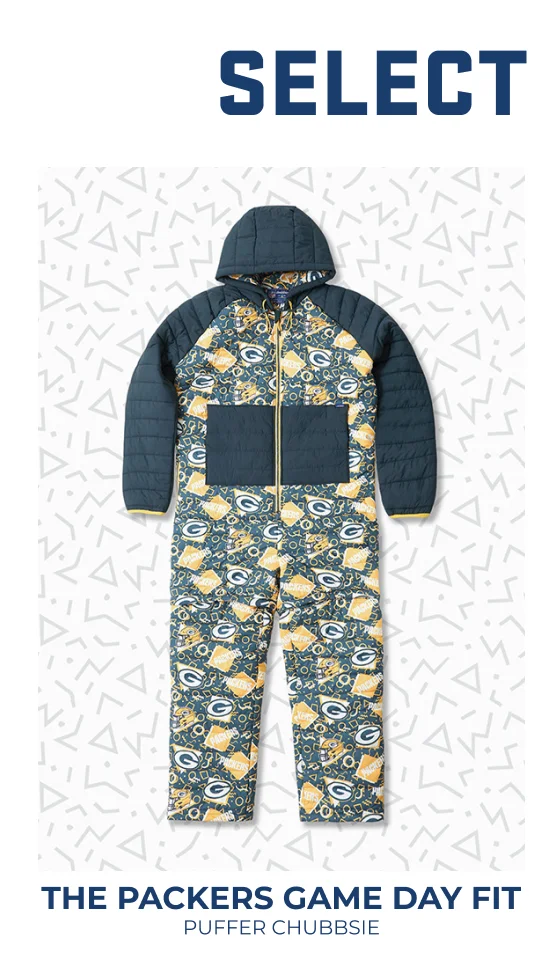 NFL Puffer Chubbsie: The Packers Game Day Fit