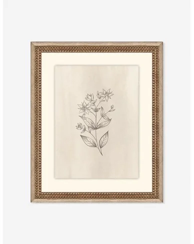 Elegant Botanical VII Wall Art by Makai Howell - 14" x 17"