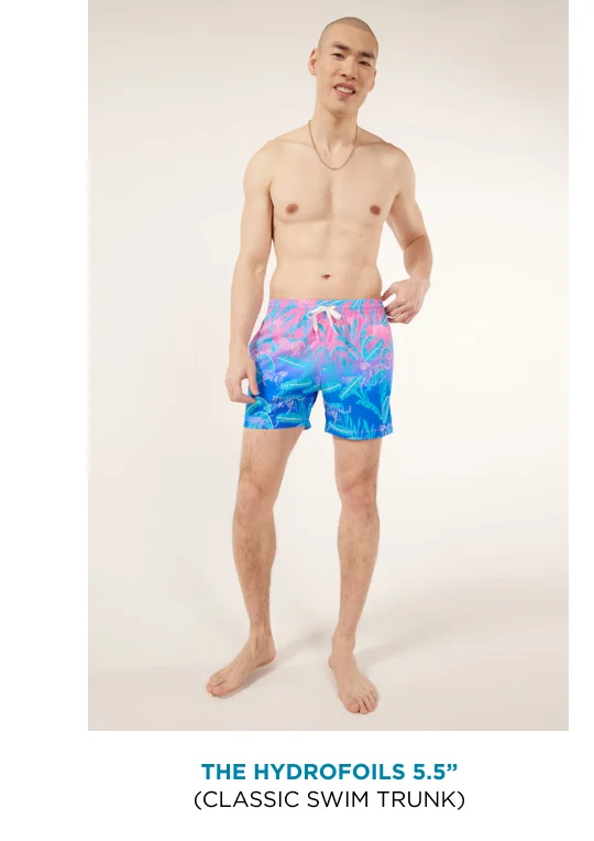 Classic Swim Trunk: The Hydrofoils 5.5"