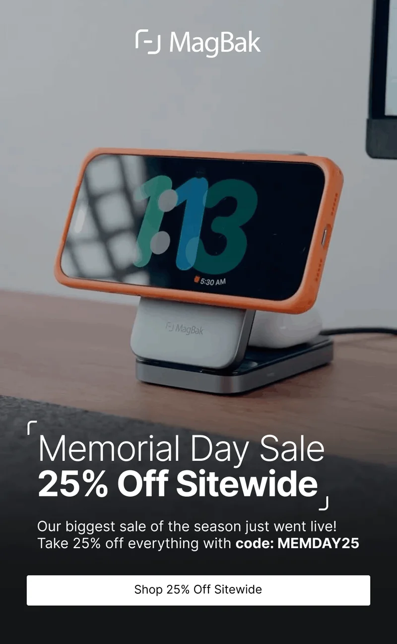 Memorial Day Sale 25% Off Sitewide Our biggest sale of the season just went live! Take 25% off everything with code: MEMDAY25