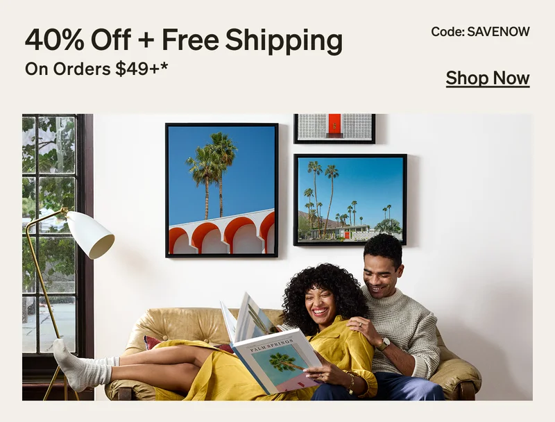 40% off + FREE shipping on qualified orders