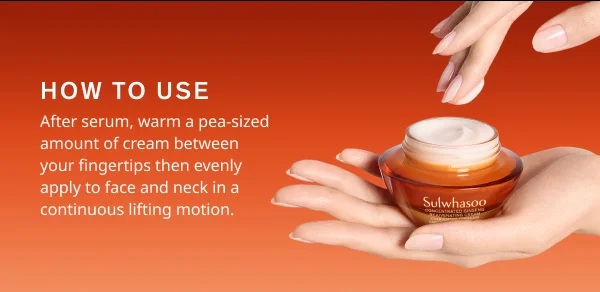How to use Concentrated Ginseng Rejuvenating Cream