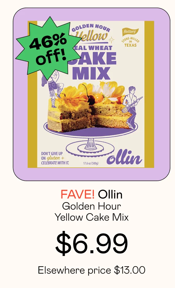 Golden Hour Yellow Cake Mix