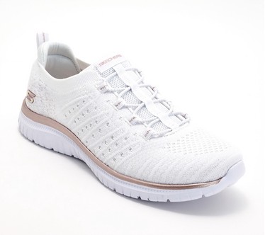 Skechers Virtue Vegan Washable Knit Bungee Sneakers - Copper Dream