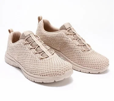 Skechers Virtue Rhinestone Vegan Sneakers - Glamour