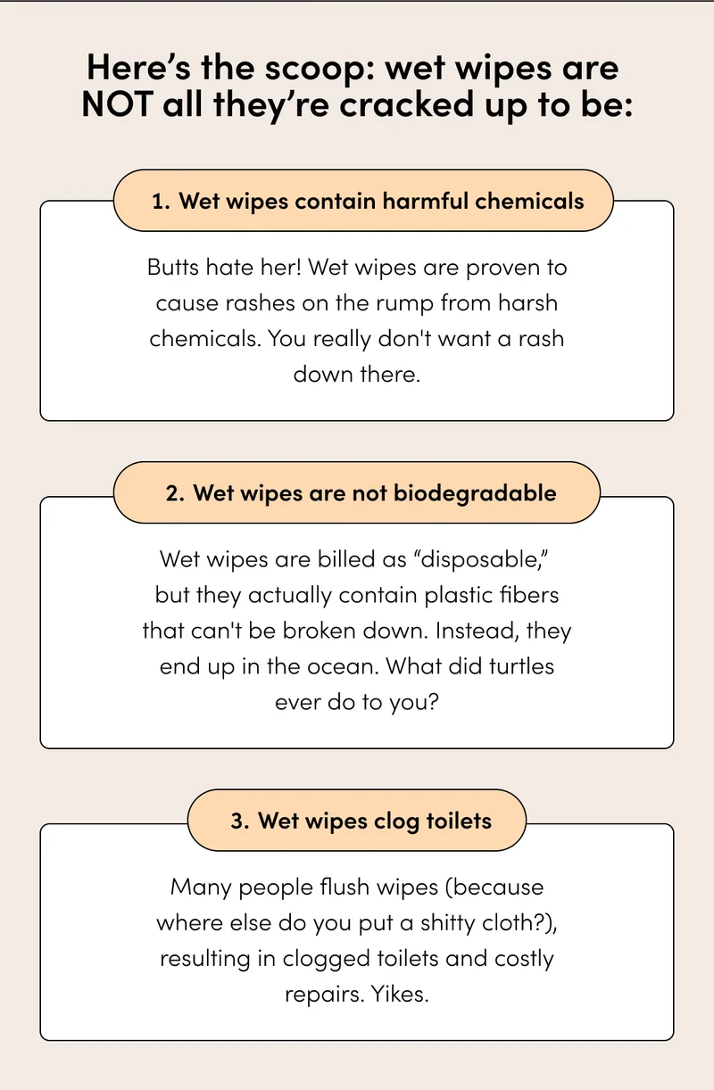 WET WIPES AREN'T ALL THAT