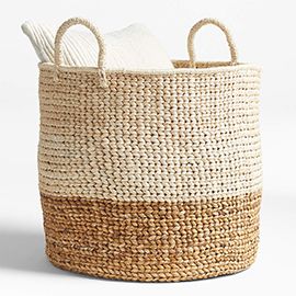 Banana Bark Woven Basket