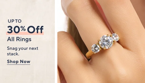 30% off rings