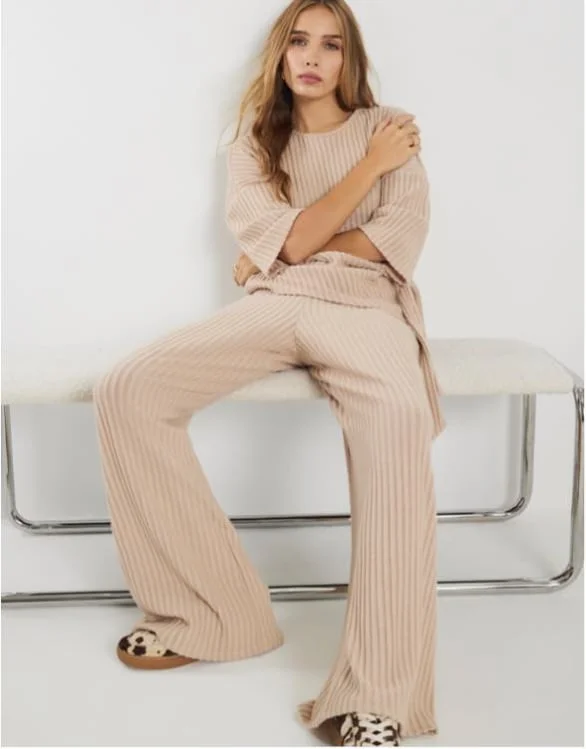 Wide Leg Trousers