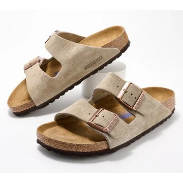 Birkenstock Two-Strap Comfort Footbed Slide Sandal - Arizona