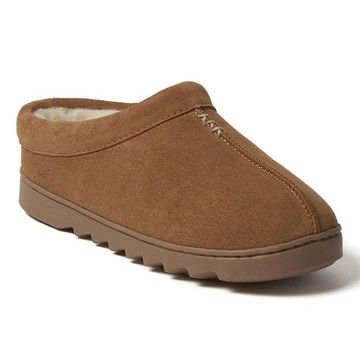 Dearfoams Women 's Genuine Sued e Indoor/Outdoo r Clog - Doreen