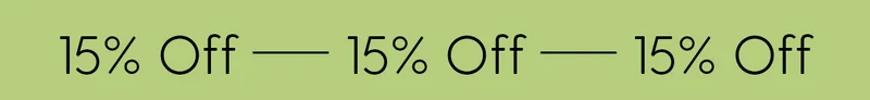 15% Off