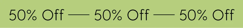 50% Off