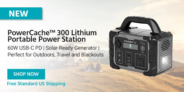PowerCache 300 Lithium Portable Power Station