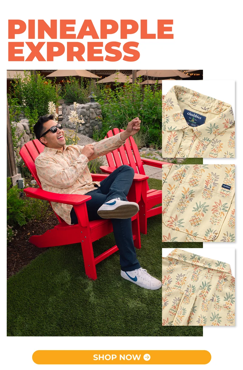 Long Sleeve Button Down: The Pastel Pineapple