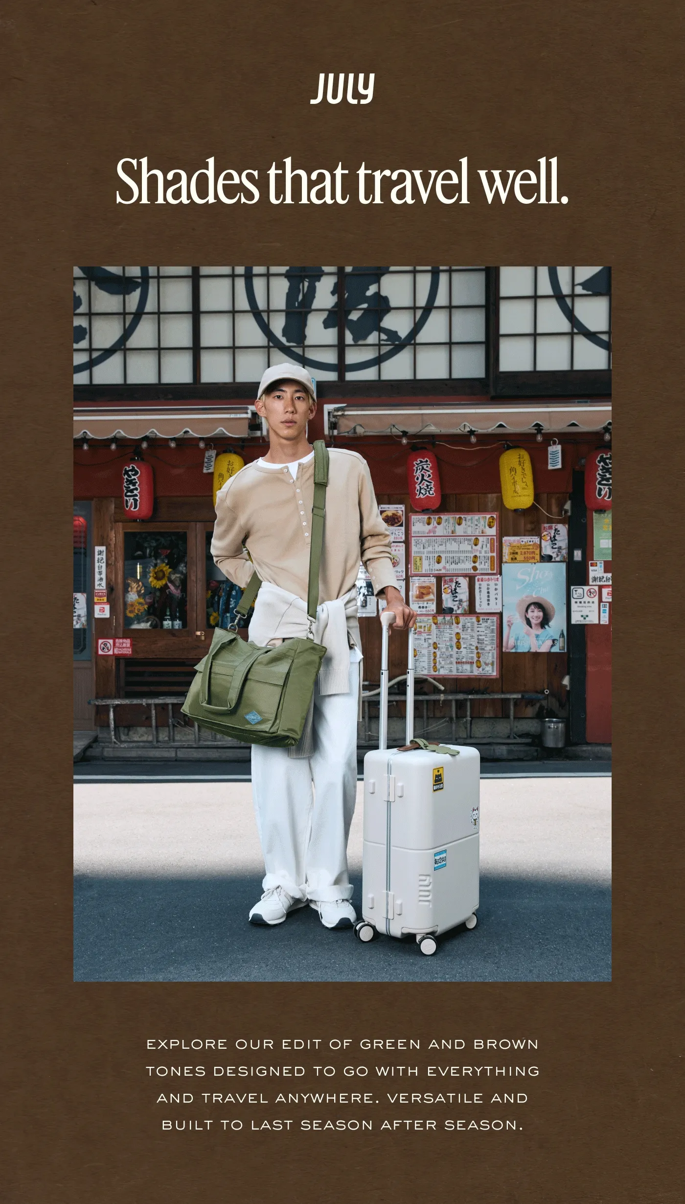 Shades that travel well.