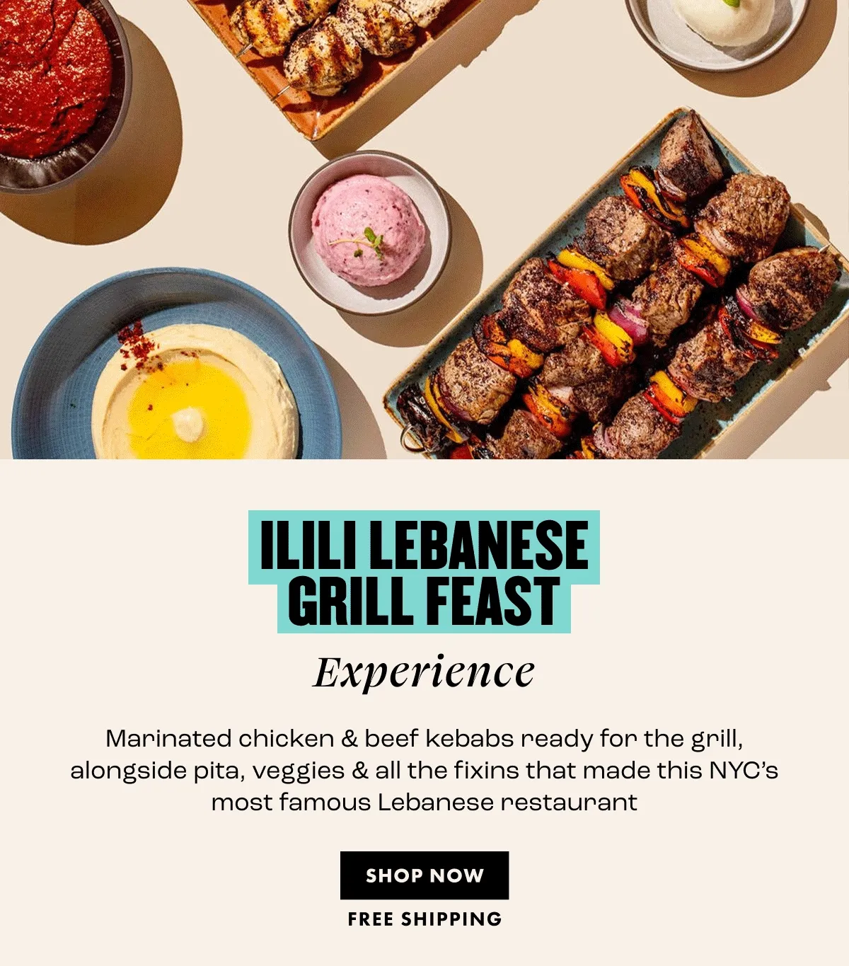 Ilili Lebanese Grill Feast