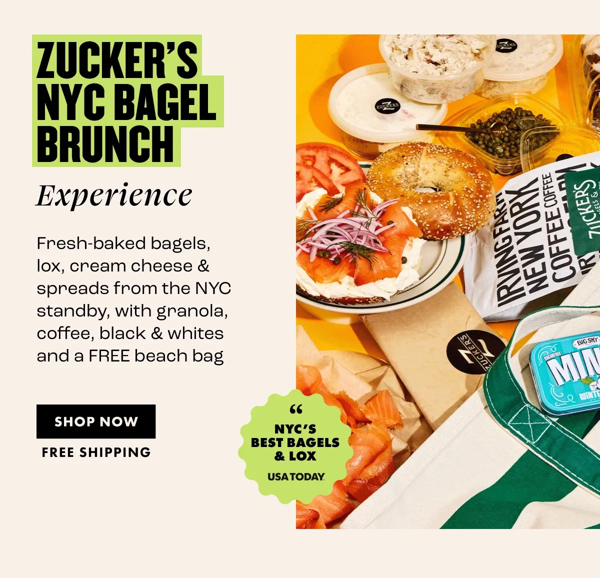Zucker's NYC Bagel Brunch