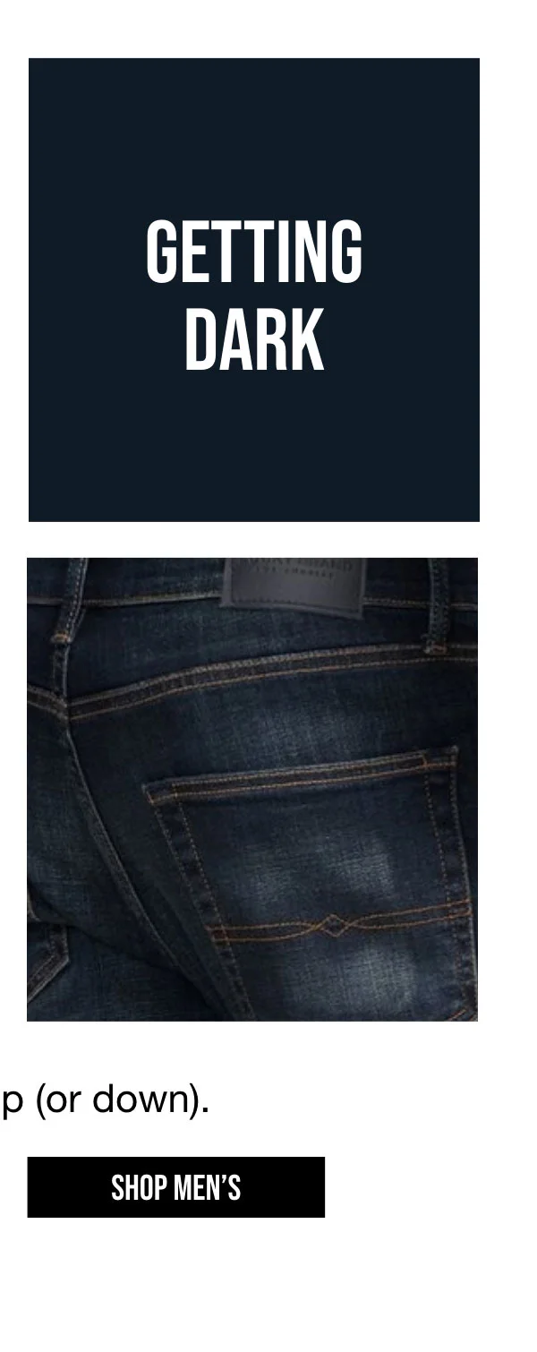 GETTING DARK | SHOP MEN'S