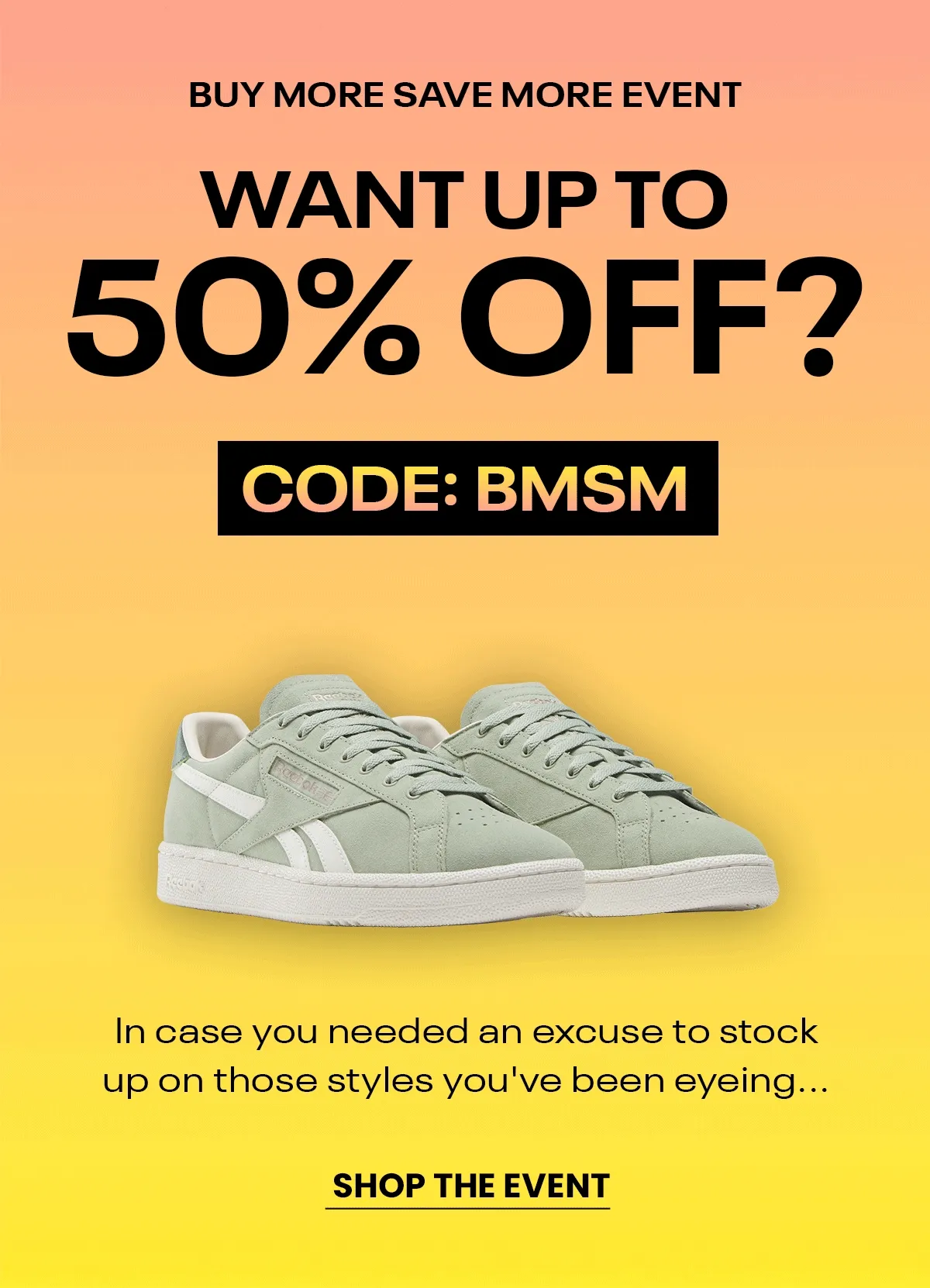 Save up to 50% Off