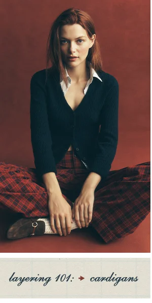 layering 101: cardigans