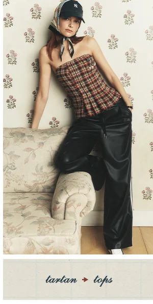 tartan tops