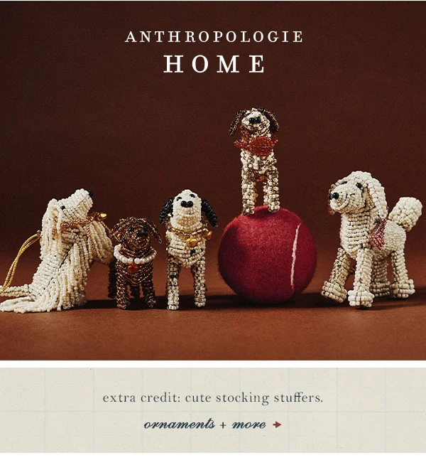 extra credit: cute stocking stuffers. ornaments and more