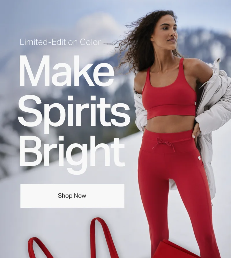 As in, our best-selling performance favorites are here in a new, limited-edition festive hue.