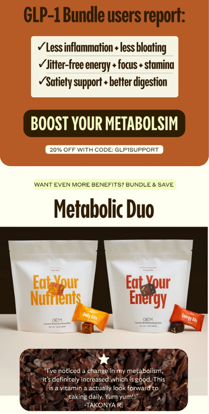 Metabolic support in one powerful duo