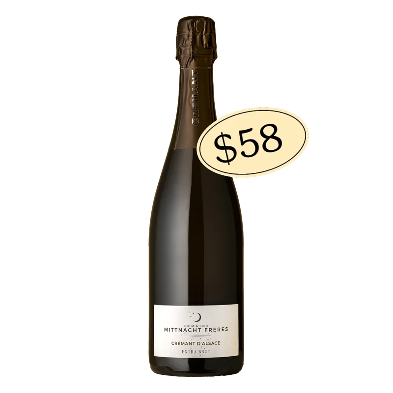Image of Domaine Mittnacht Freres <br>Cremant d'Alsace Extra Brut NV