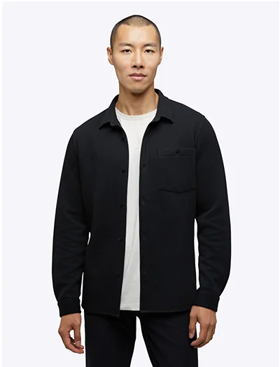 Black Skyline Overshirt,
