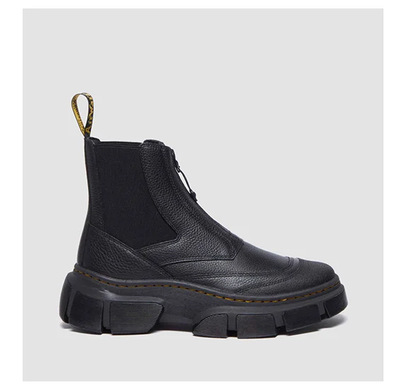 DMXL Zip Chelsea Leather Boots