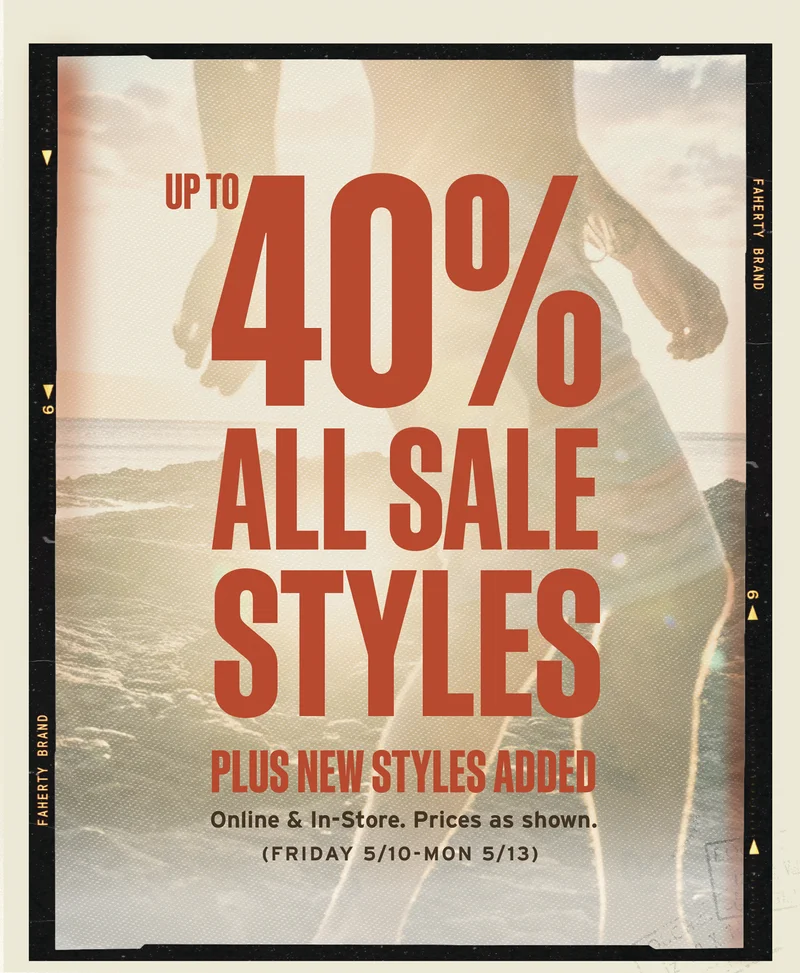 Up to 40% Off Sale Styles Plus New Styles Added