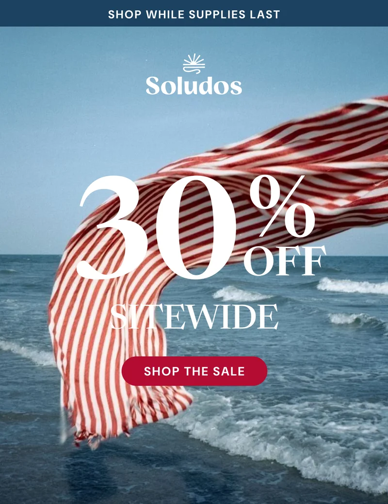 SHOP WHILE SUPPLIES LAST: Up to 30% off sitewide [SHOP THE SALE]