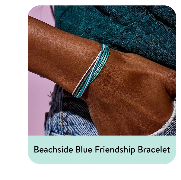 Beachside Blue Friendship Bracelet