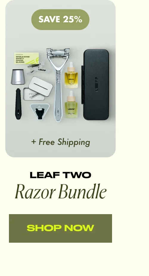 SAVE 25% + Free Shipping leaf two Razor Bundle Shop Now