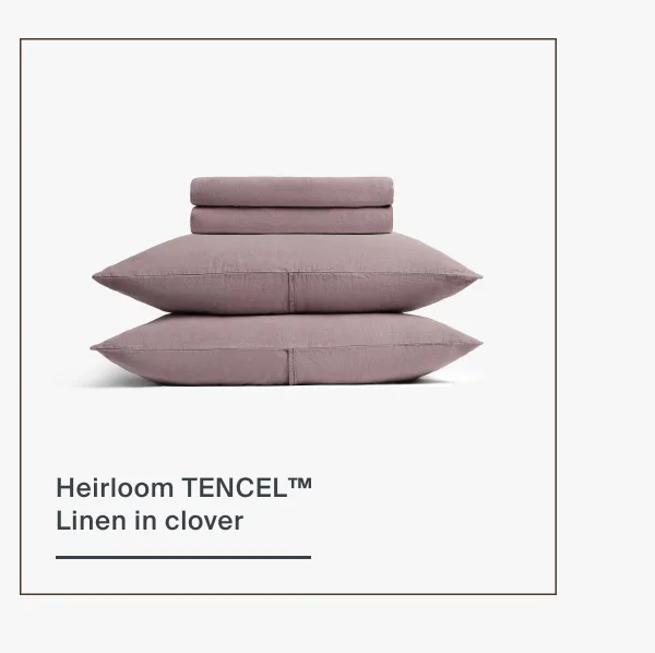 Heirloom TENCEL™ Linen Bedding in Clover