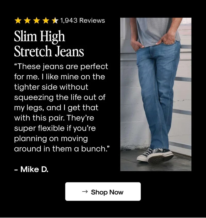 Slim High Stretch Jeans