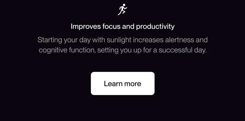 The benefits of morning light