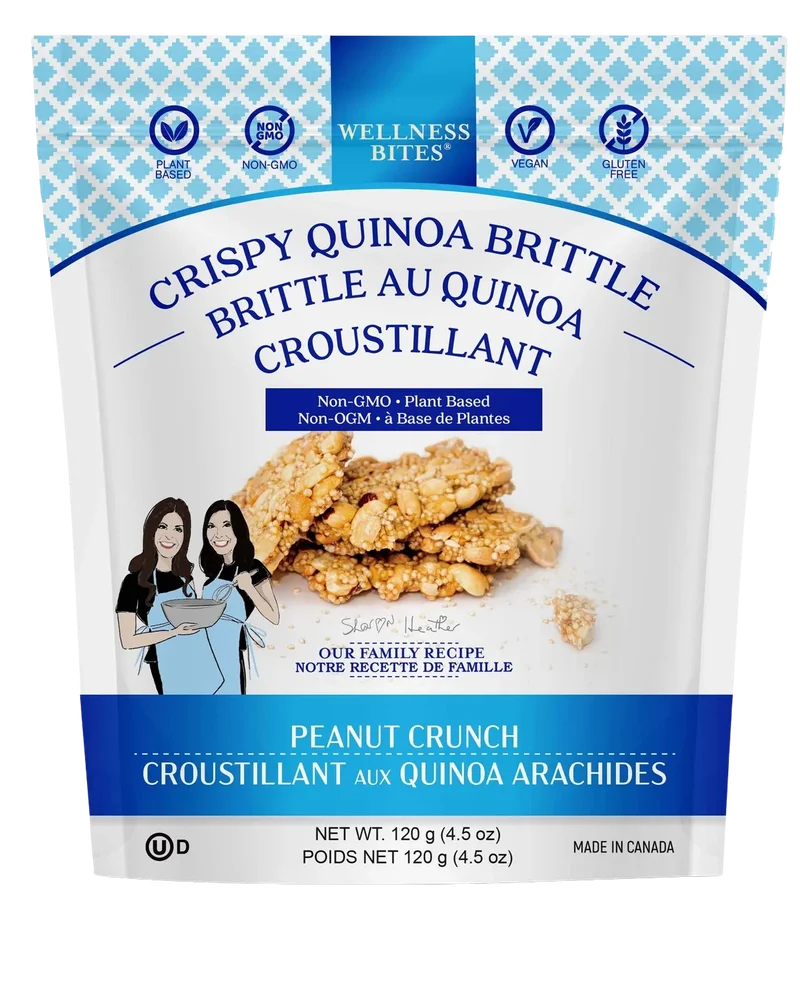 Image of Wellness Bites Crispy Quinoa Brittle Peanut Crunch