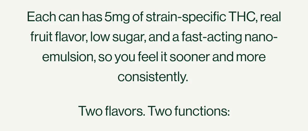 Weed Water is a sparkling cannabis seltzer made by the team behind Off Hours