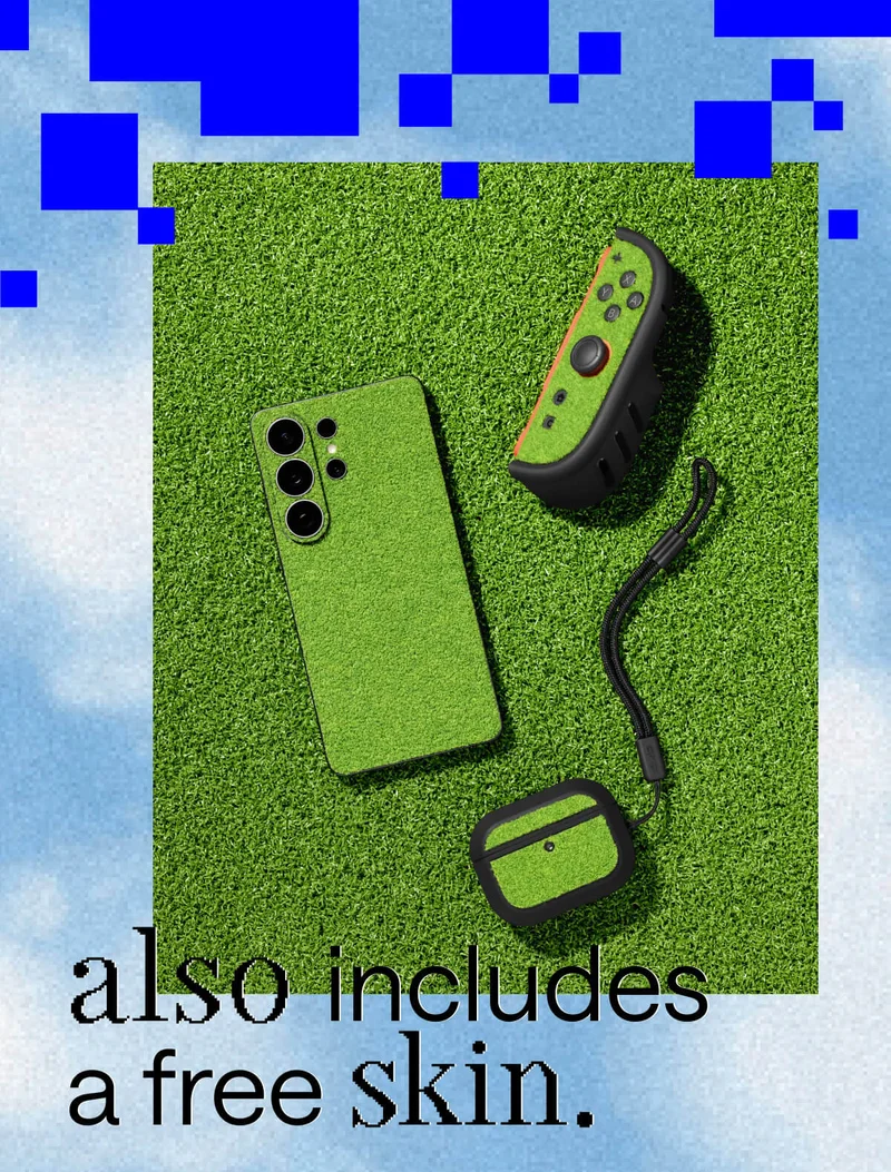 Also includes a free skin
