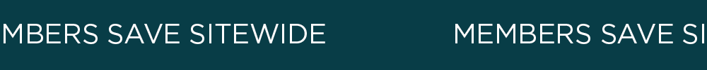Members save sitewide.