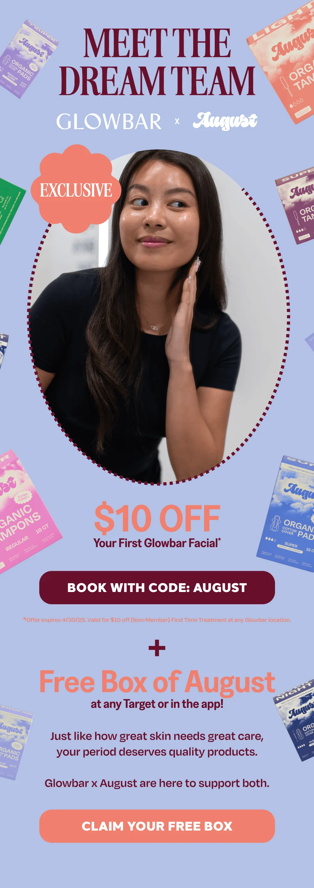 Free Box of August at any Target or in the app!
