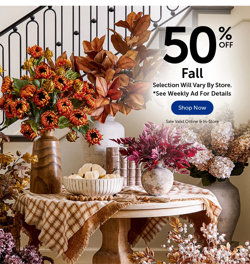 50% Off Fall