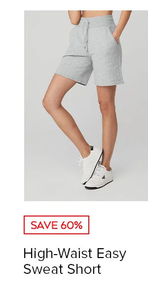 HIGH-WAIST EASY SWEAT SHORT