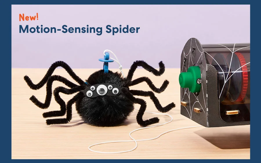 Motion-Sensing Spider