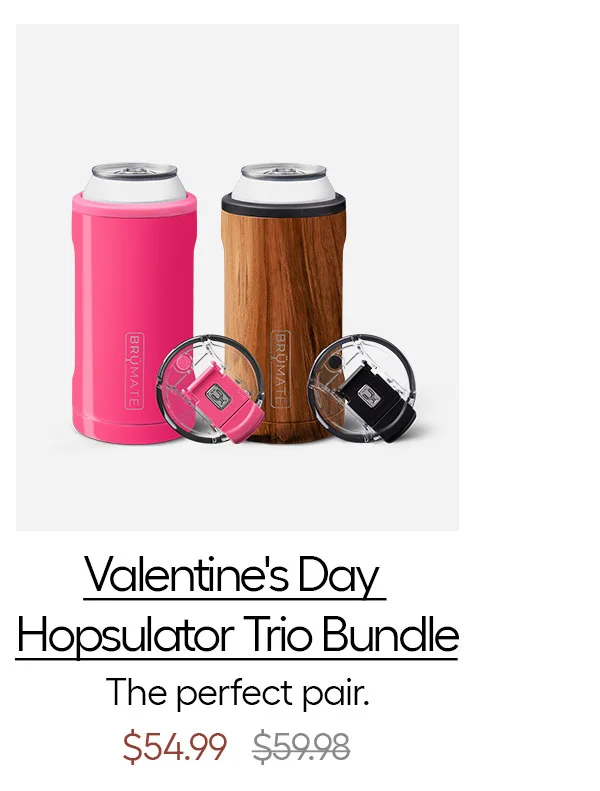 Valentine's Day Hopsulator Trio Bundle - The perfect pair. $54.99