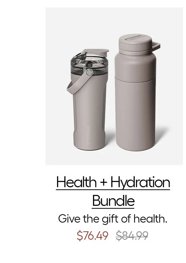 Health + Hydration Bundle - give the gift of health. $76.49