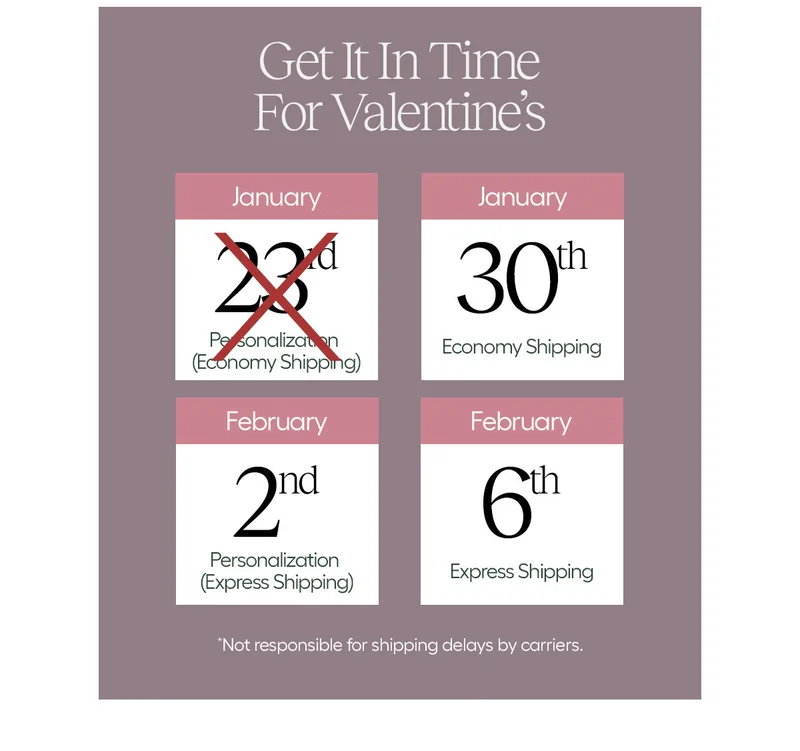 Get It In Time For Valentine's